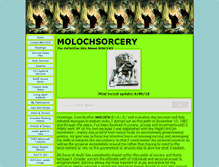 Tablet Screenshot of molochsorcery.com